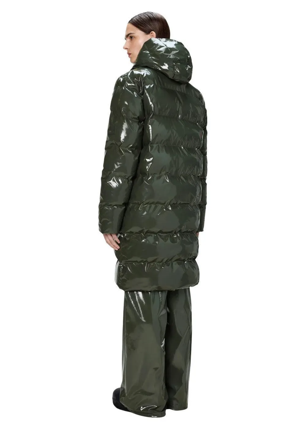 Alta Longer Puffer Jacket W3T4>Rains Hot