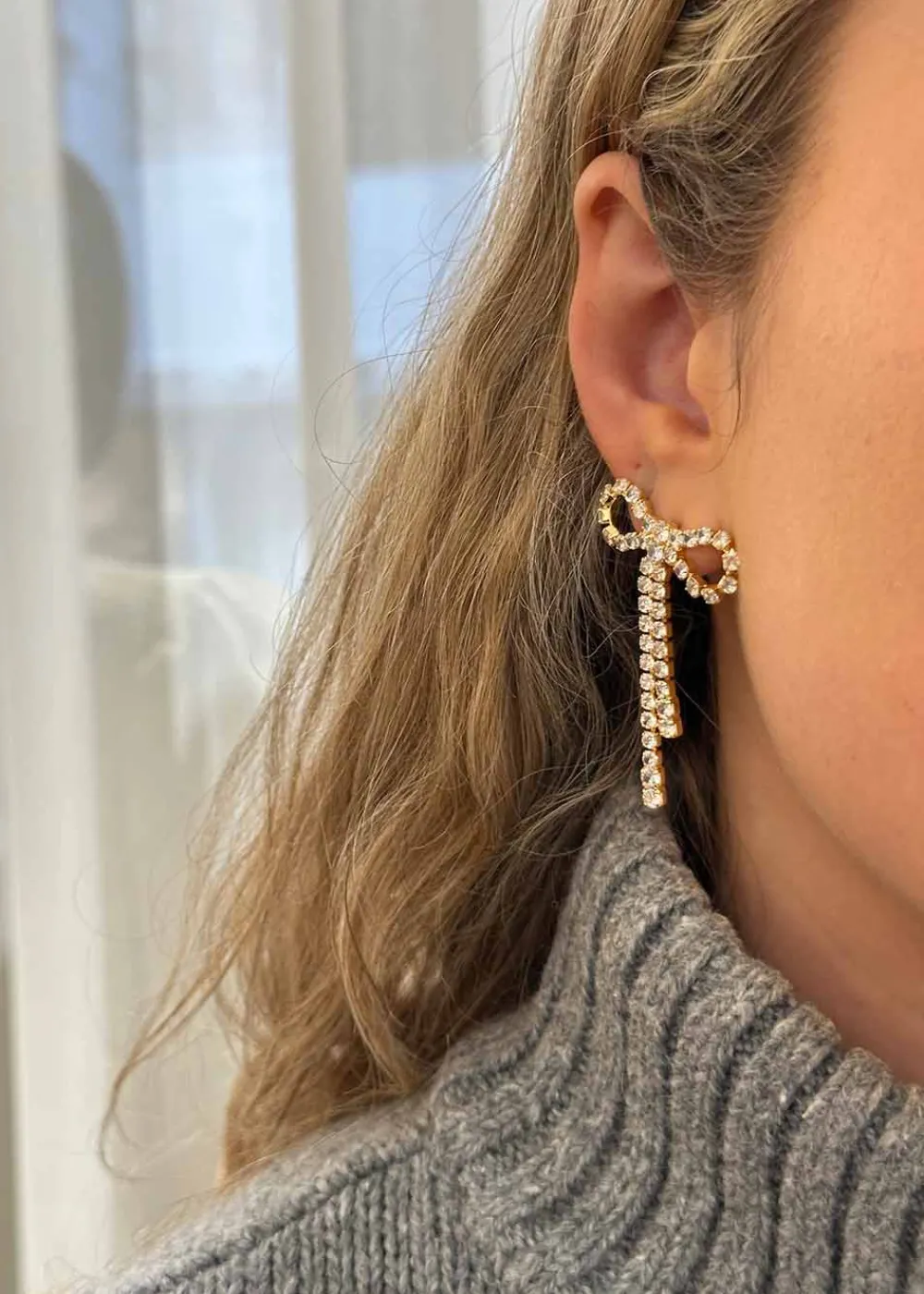 Arco Large Crystal Studs>PICO