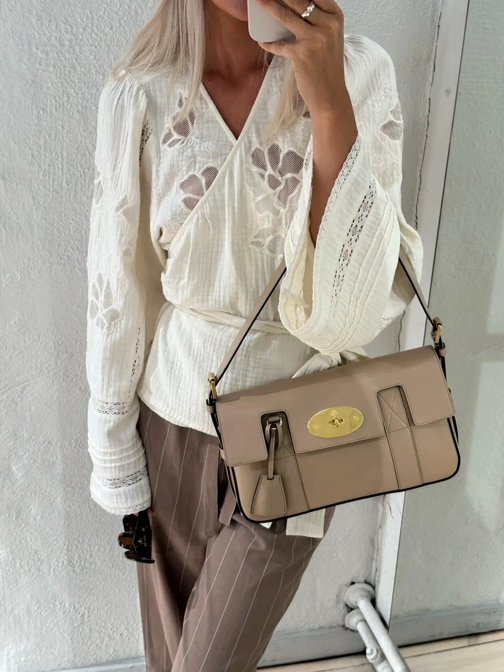 Bayswater Shiny Smooth Calfskin>Mulberry New