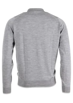 Belper Knitted Polo LS></noscript>John Smedley Best