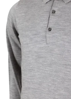 Belper Knitted Polo LS></noscript>John Smedley Best