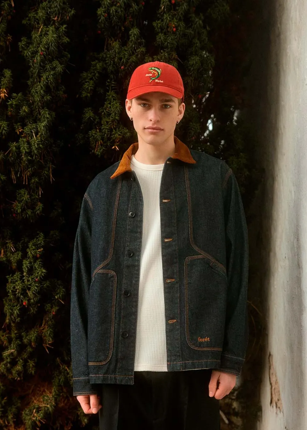 BERRY OVERSHIRT>Forét Hot