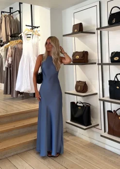 Celinie Heavy Sateen Dress><noscript><img width=