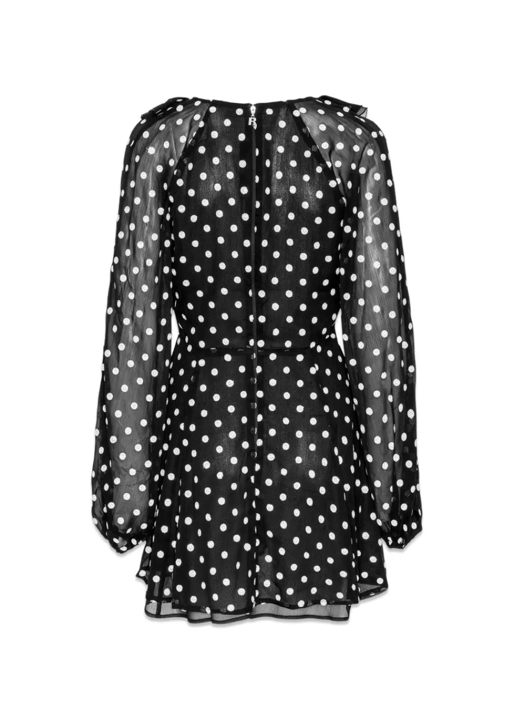 Chiffon Ruffle Mini Dress>Rotate Clearance