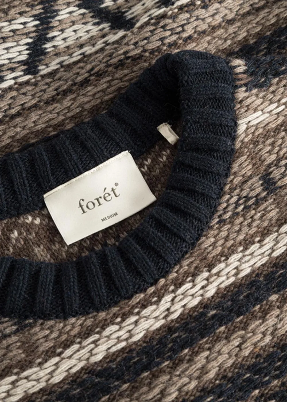 CONE JACQUARD VEST>Forét Best