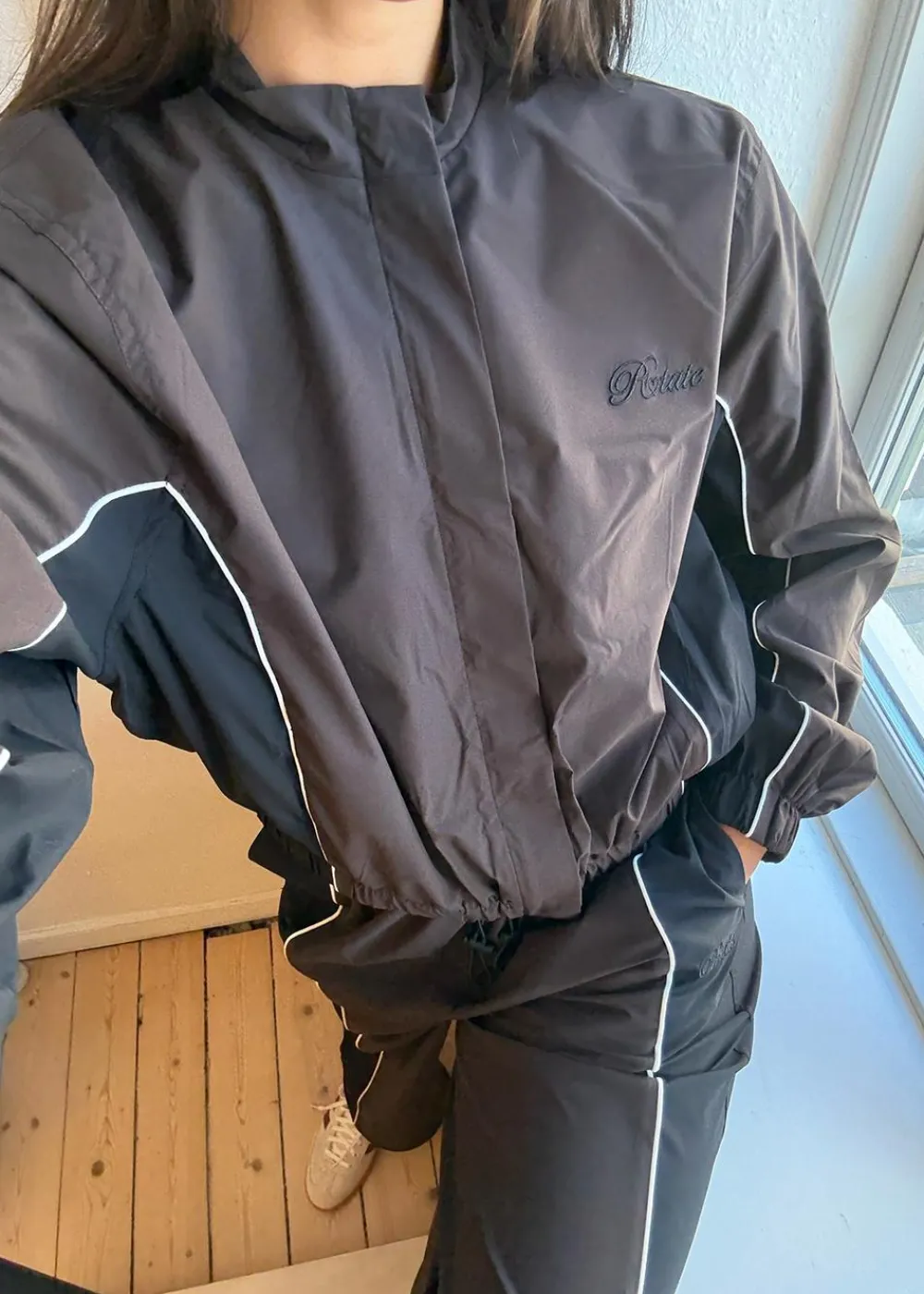 CRISPY WOVEN JACKET>Rotate Hot