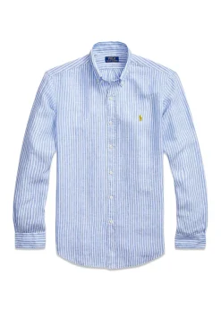 Custom Fit Linen Shirt>Ralph Lauren Online