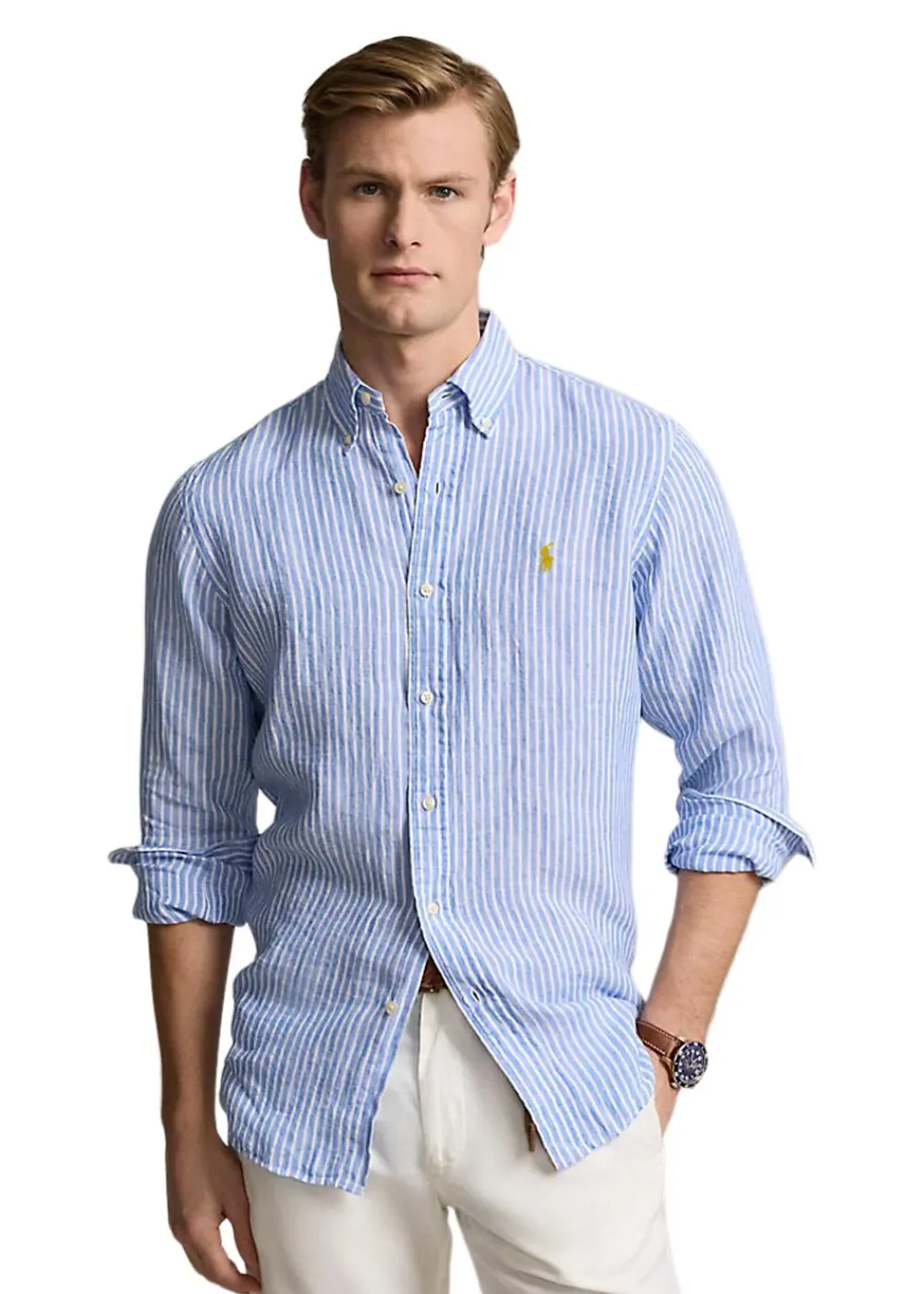 Custom Fit Linen Shirt>Ralph Lauren Online