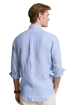 Custom Fit Linen Shirt><noscript><img width=