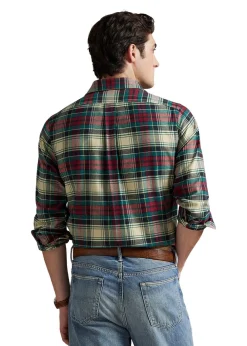 Custom Fit Plaid Performance Shirt></noscript>Ralph Lauren Outlet
