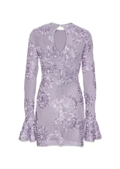 3D MESH MINI DRESS><noscript><img width=