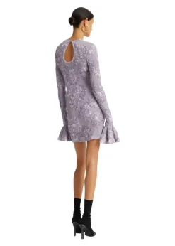 3D MESH MINI DRESS><noscript><img width=