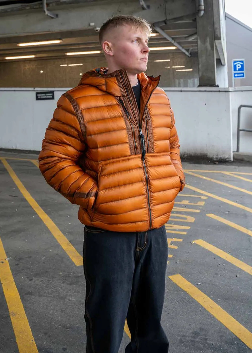 D.D. SHELL GOGGLE DOWN JACKET>C.P. Company New