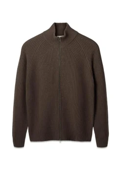 DELTA WOOL ZIP KNIT>Forét Discount