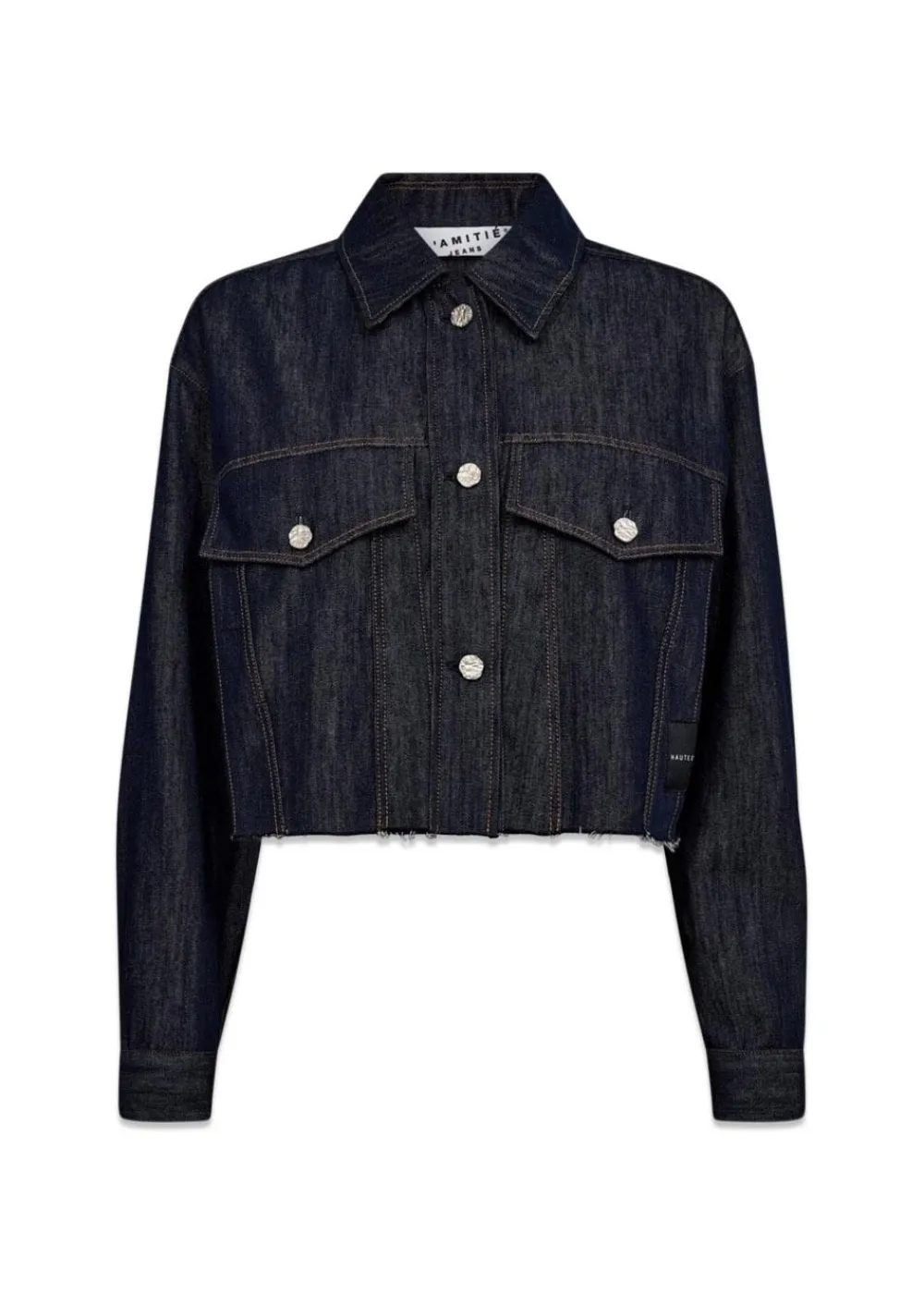 Denim Cargo Crop Shirt>HAUTE L’AMITIÉ New