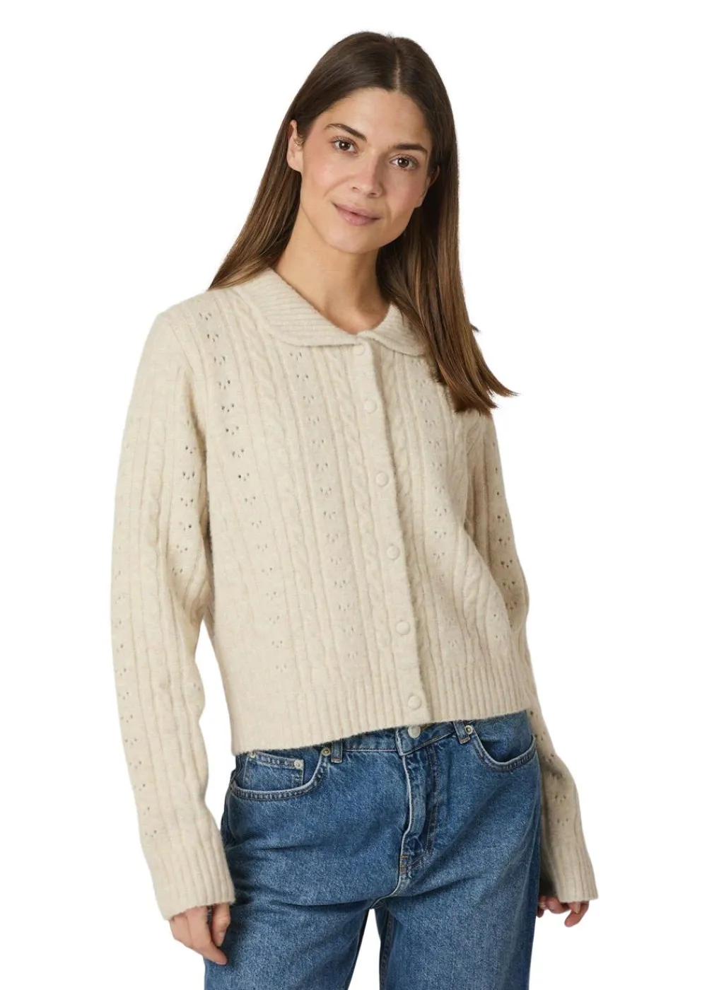 Emelie Knit Cardigan>Neo Noir Clearance