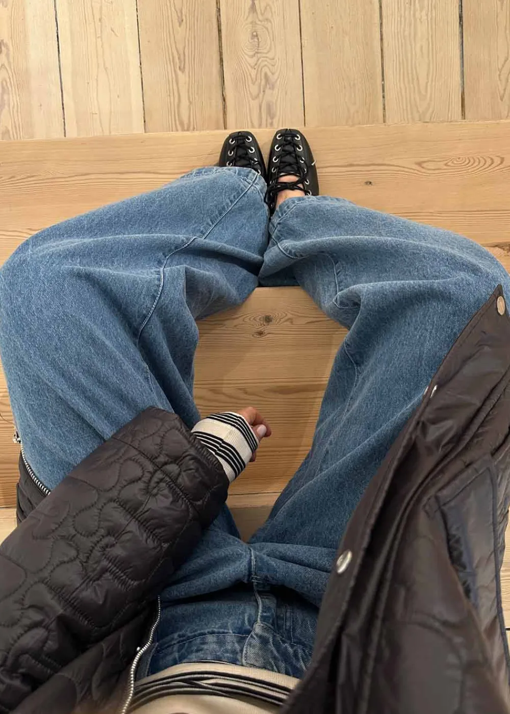 Eyelets Lace Up Ballerina Crinkle Oleatex>Ganni Outlet