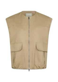 Flo Balloon Twill Vest>Neo Noir Online