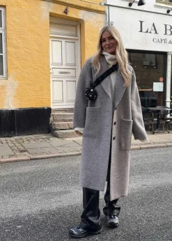 GREATCOAT BOILED WOOL>Harris Wharf London Clearance