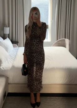 GwenMD slim print dress>Modström New