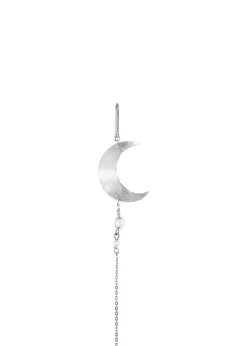 Half Moon Earring with pearl chain>Jane Kønig Hot