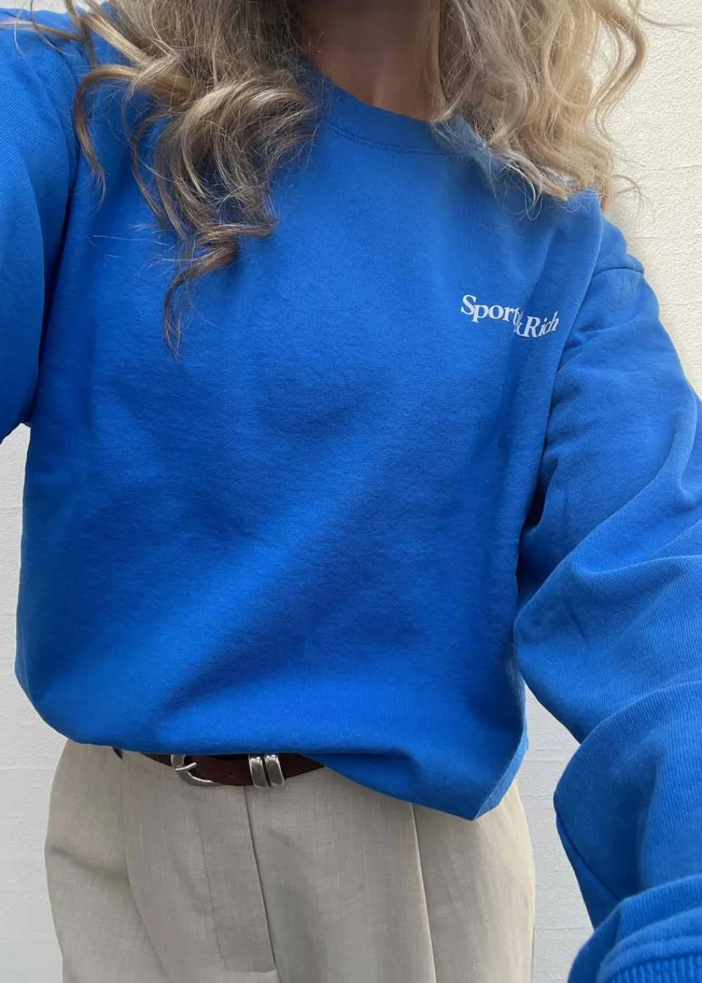 Health is Wealth Crewneck>Sporty & Rich New