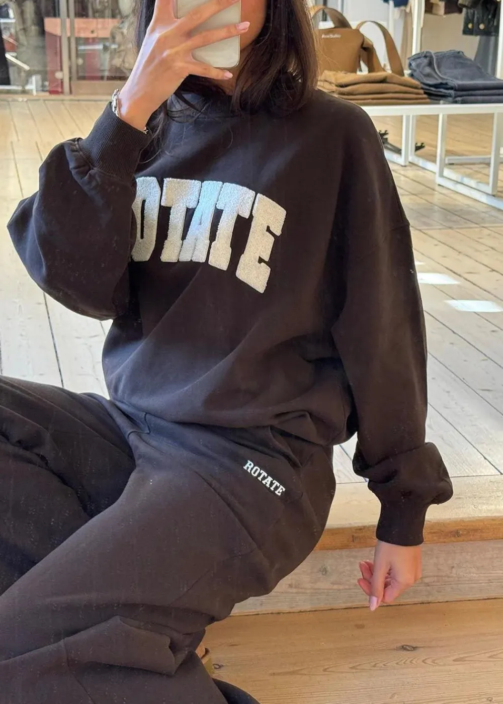 HEAVY STRAIGHT SWEATPANTS>Rotate Online