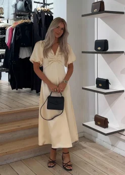 Illana Heavy Sateen Dress>Neo Noir Online