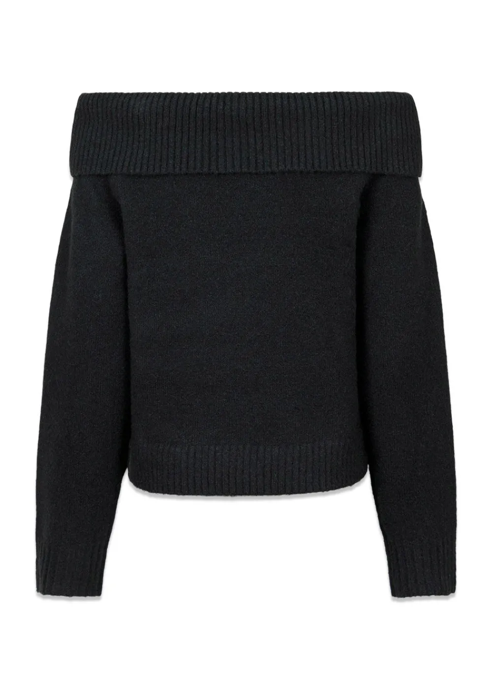 Jane Knit Blouse>Neo Noir Hot