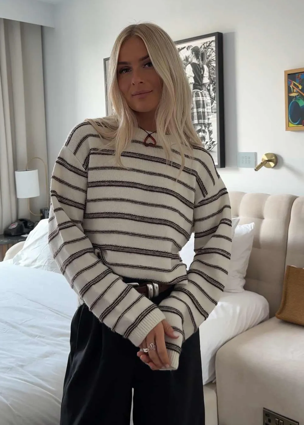 LineusMD stripe o-neck>Modström Hot