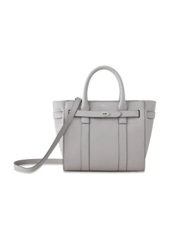 Mini Zipped Bayswater Micro Classic Grai>Mulberry Best
