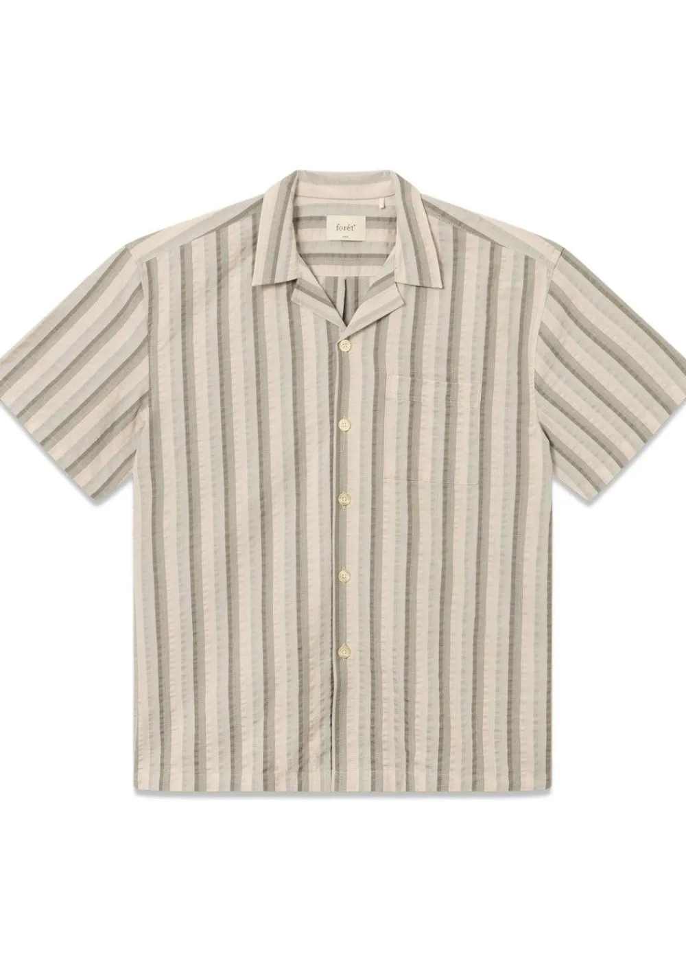 OTTER SEERSSUCKER SS SHIRT>Forét Sale