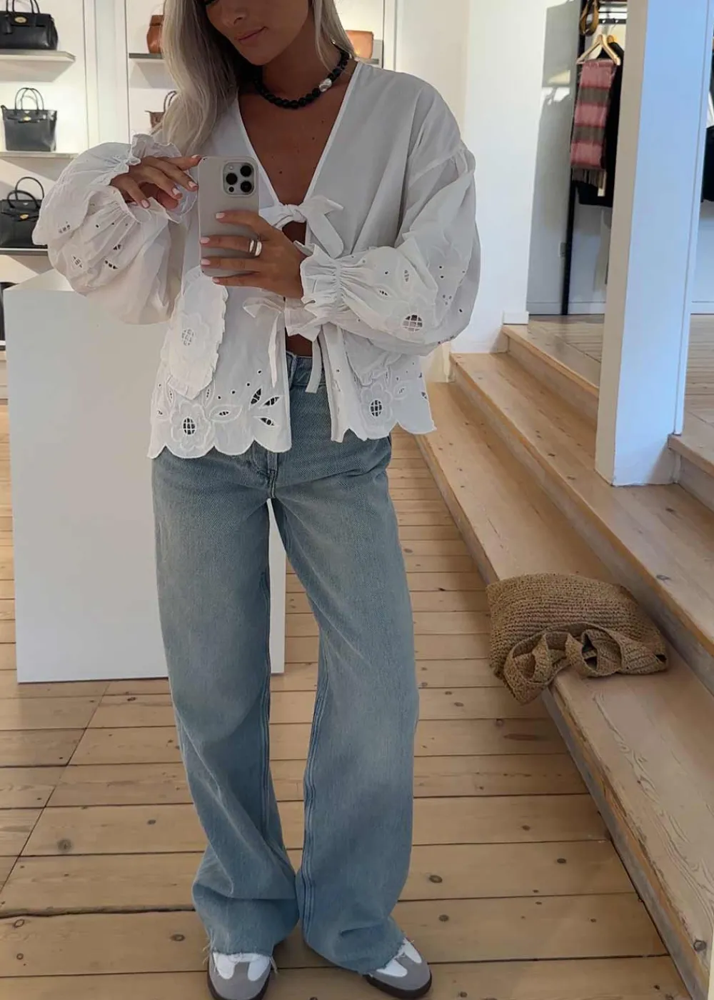 Overdyed Heavy Denim Izey>Ganni Sale