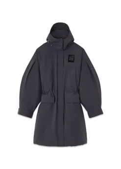 Ripstop Tri-Layer Parka Coat>Ganni Outlet