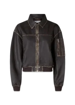 Rocker Leather Bomber>Oval Square Discount