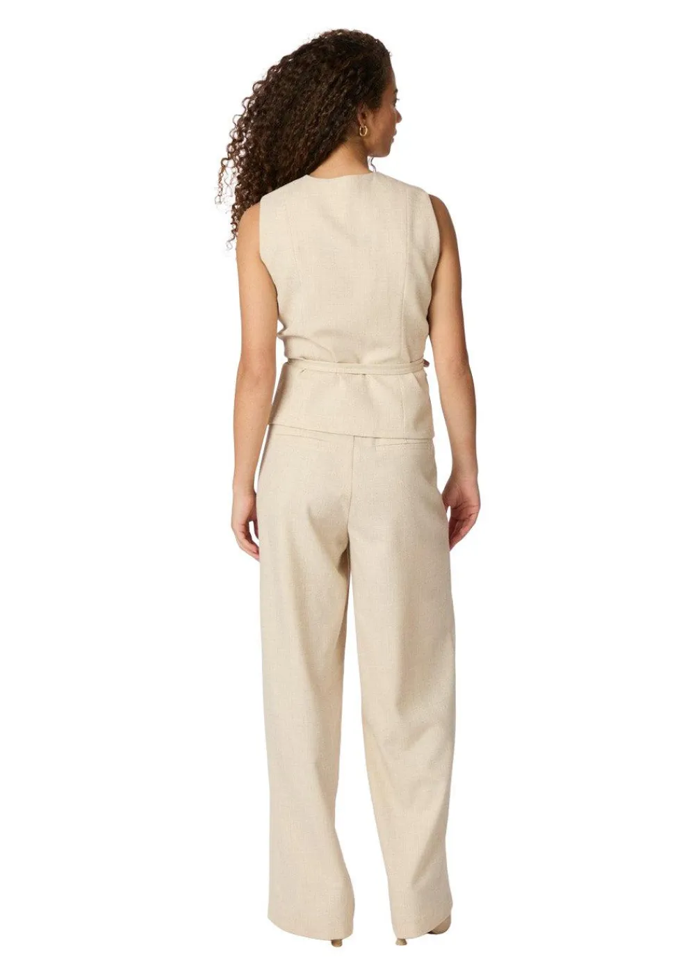 Samara Melange Waistcoat>Neo Noir New