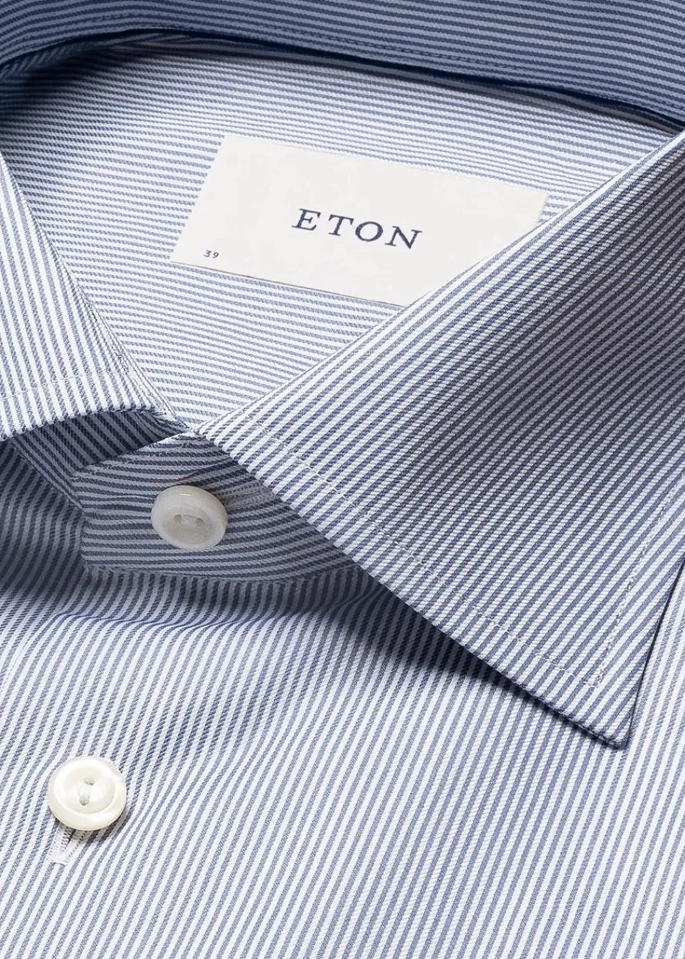 Slim Fine Striped Signature Twill Shirt>Eton Best