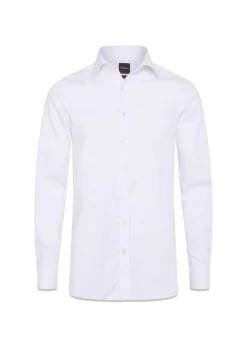 Slim Fit Cut Away Non Iron Twill>Oscar Jacobson Hot