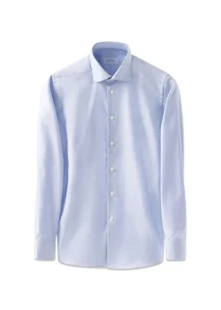 Slim Textured Twill Shirt>Eton Clearance