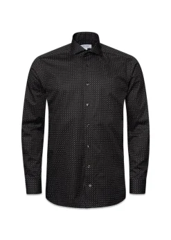 Slim-Geometric Print Signature Twill>Eton