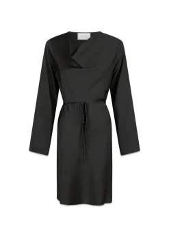 Vega Soft Satin Dress>Neo Noir Hot