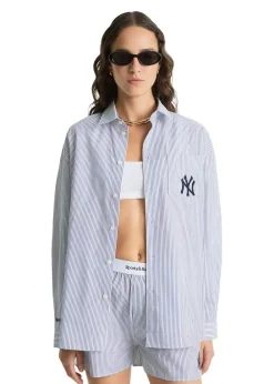 Yankees Serif Oversized Shirt>Sporty & Rich Discount