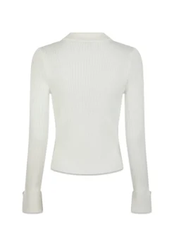 Ylvie Knit Blouse>Neo Noir Hot