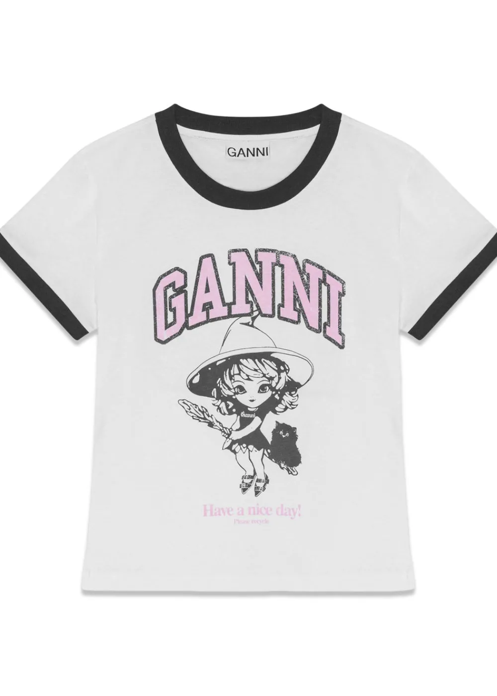 Basic Jersey Witch Small T-shirt>Ganni Online