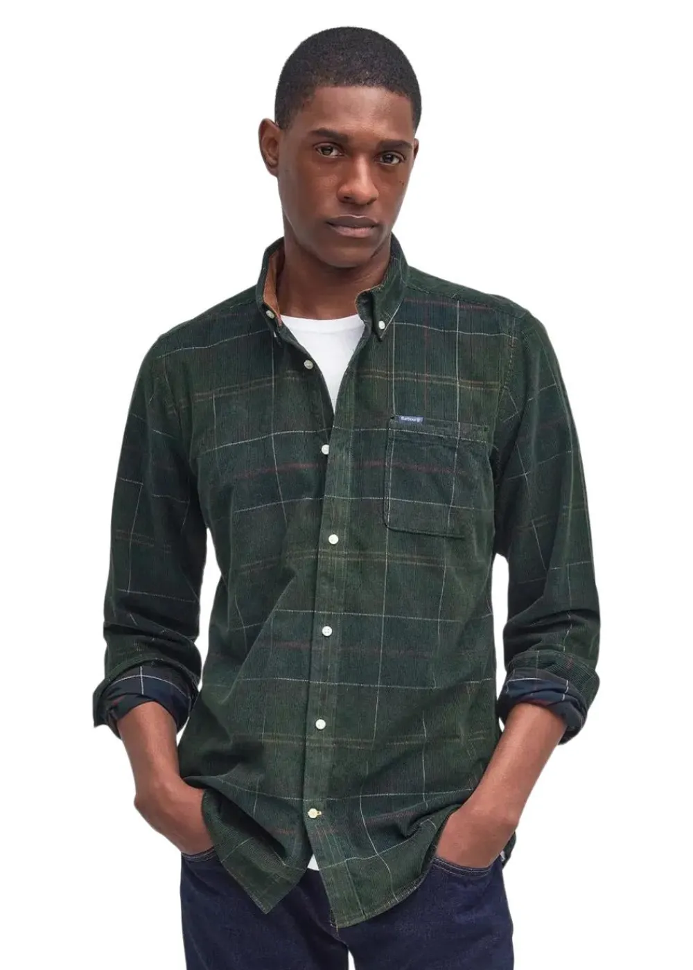 Blair Tailored Tartan Corduroy>Barbour Sale