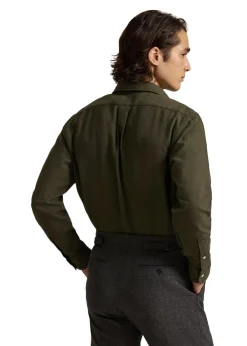 Custom Fit Brushed Flannel Shirt><noscript><img width=