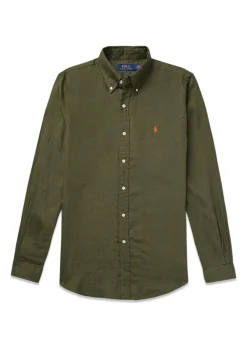 Custom Fit Linen Shirt>Ralph Lauren Outlet