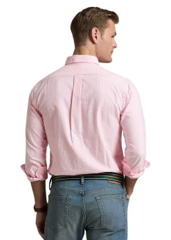 Custom Fit Striped Oxford Shirt><noscript><img width=