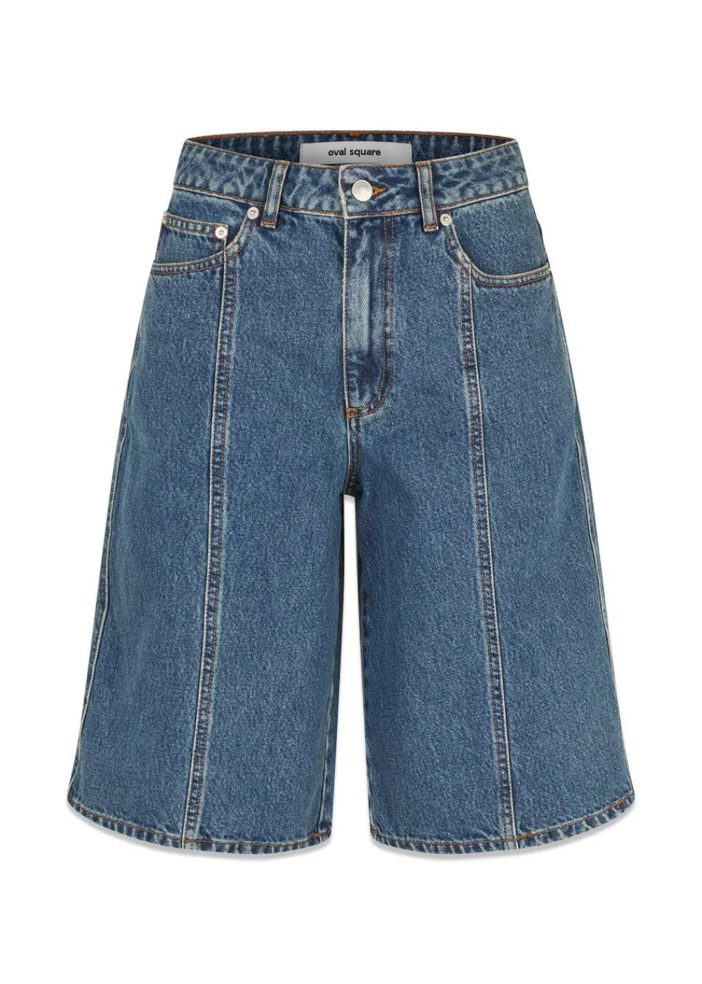 Edie Denim Shorts>Oval Square Discount