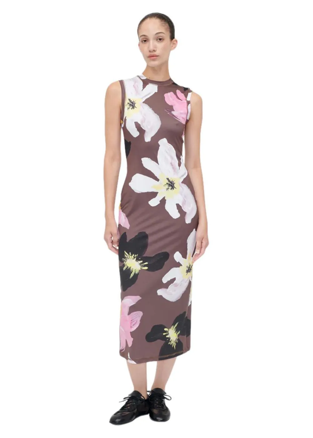 ELASTIC TANK CREWNECK DRESS>Stine Goya Hot